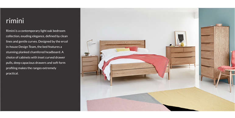 Ercol Rimini Bedroom Furniture