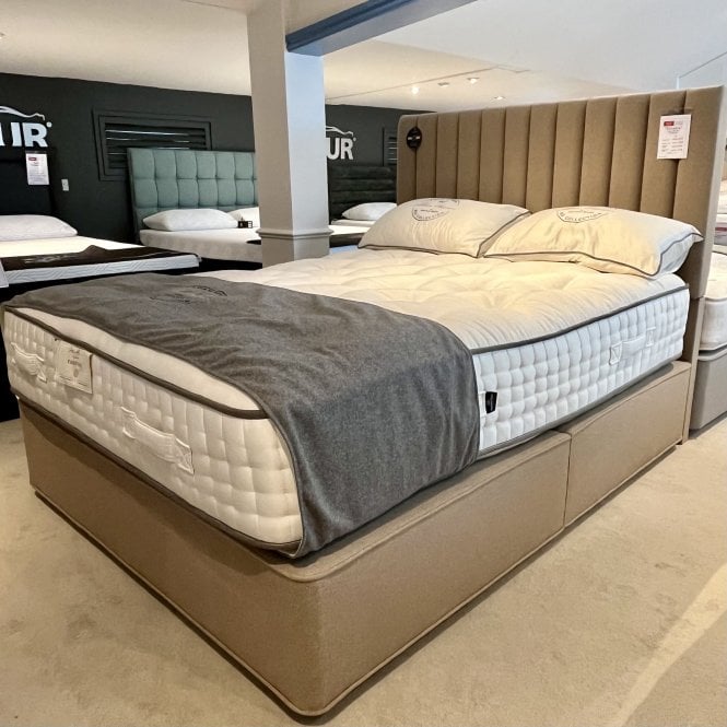 Adam Henson by Harrison Spinks Fairford 29,000 Mattress, Shallow Divan Set & Headboard - King - Clearance