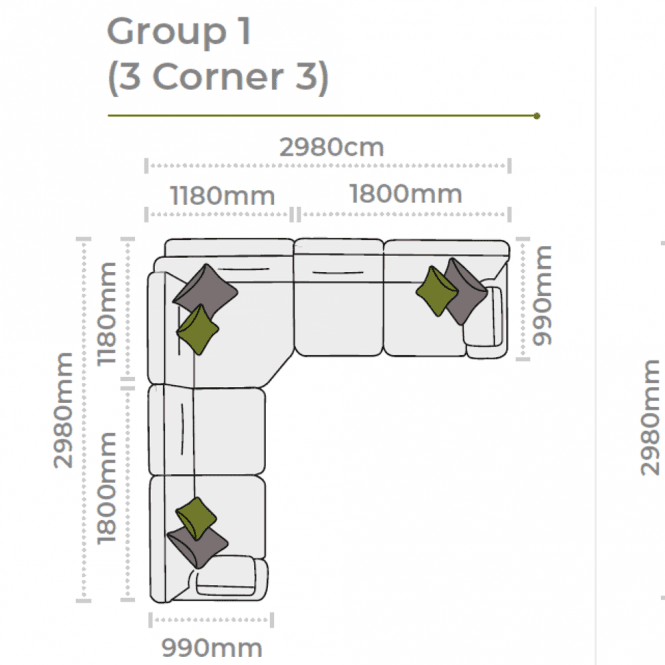 Alstons Aalto Group 1 - 3 Corner 3