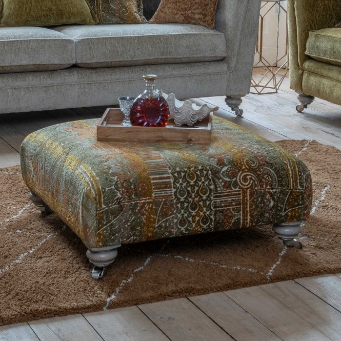 Alstons Darwin Square Footstool