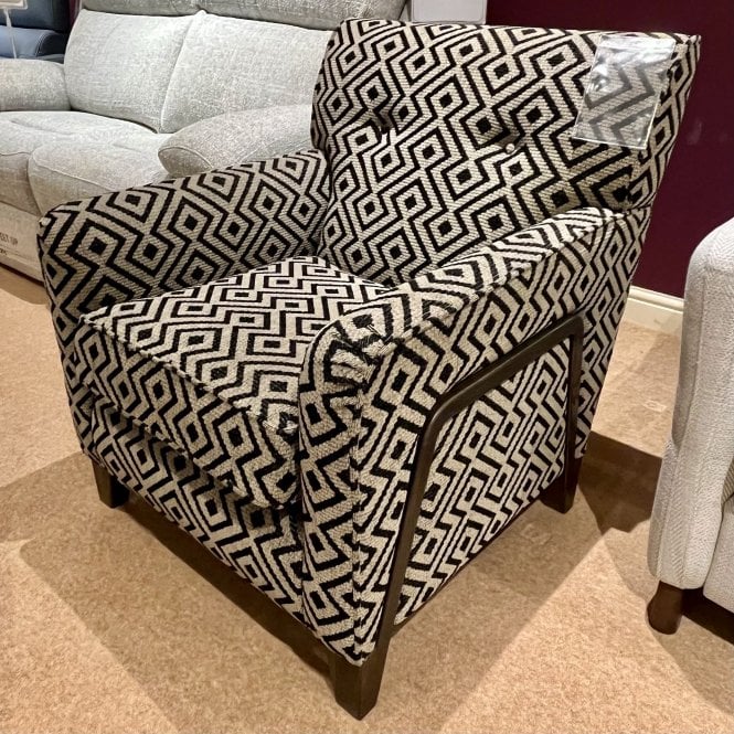 Alstons Hugo Accent chair in Fabric - Clearance