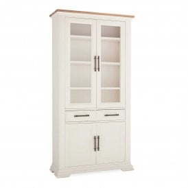 Bentley Designs Belgrave 2 Tone Display Cabinet