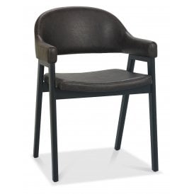 Black Oak Dining Chair