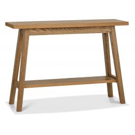 Rustic Oak Console Table