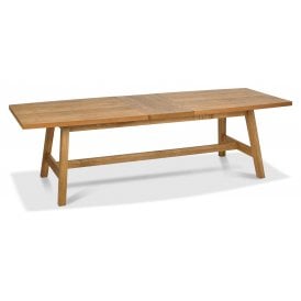 Large Rustic Oak Dining Table
