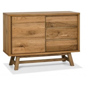 Camden Rustic Oak Narrow Sideboard