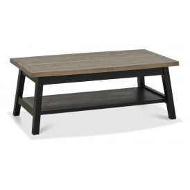 Camden Weathered Oak & Peppercorn Coffee Table