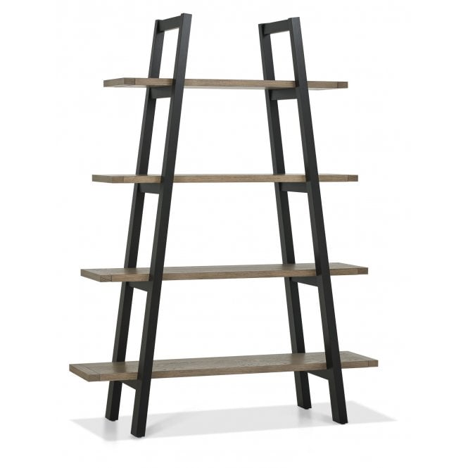 Bentley Designs Camden Weathered Oak & Peppercorn Open Display