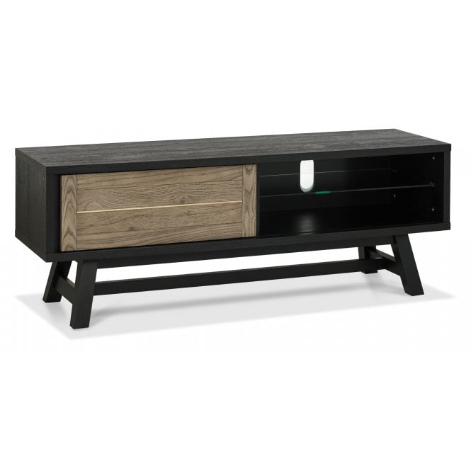 Bentley Designs Camden Weathered Oak & Peppercorn Tv Unit