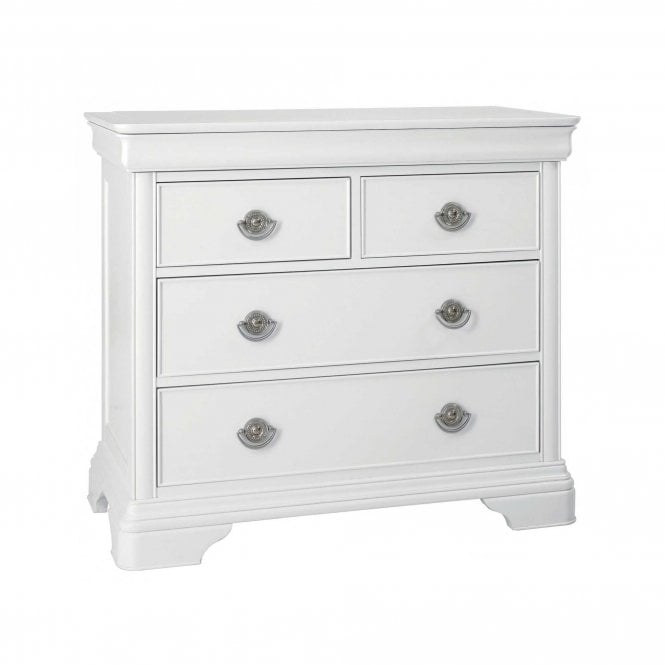 Bentley Designs Chantilly White 2+2 Drawer Chest
