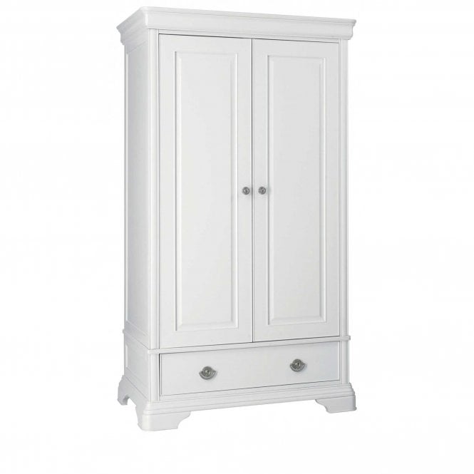 Bentley Designs Chantilly White Double 2 Door Wardrobe
