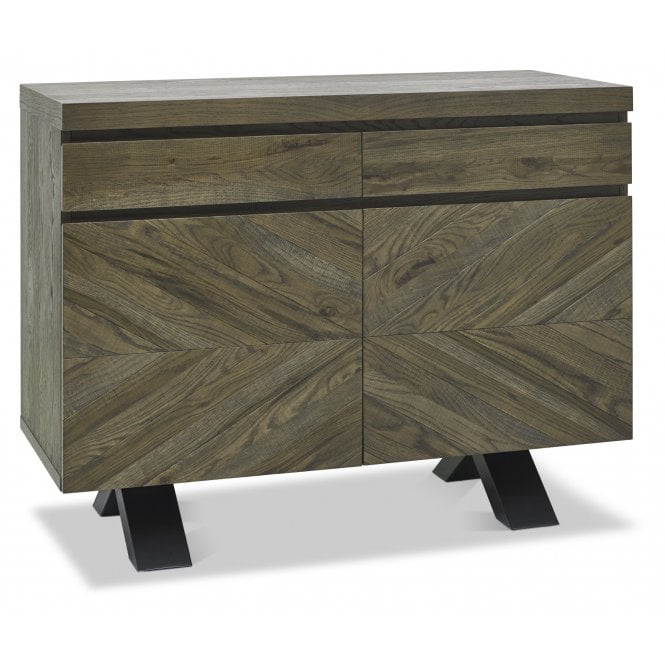 Bentley Designs Ellipse Fumed Oak Narrow Sideboard