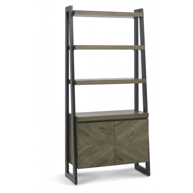 Bentley Designs Ellipse Fumed Oak Open Display Unit