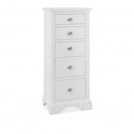 Bentley Designs 5 Drawer Tall Chest