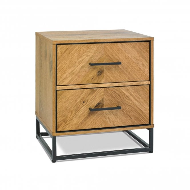 Bentley Designs Riva 2 Drawer Bedside Chest