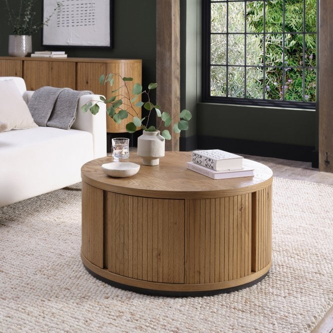 Bentley Designs Vega Circular Coffee Table - Choice of Finishes