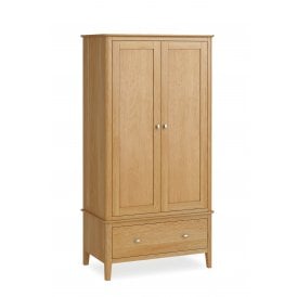 2 Door Oak Wardrobe