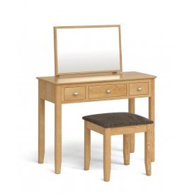 Beverley Oak Dressing Table Set