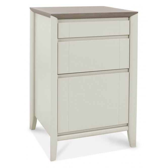 Brogan Grey Washed Oak & Soft Grey Filing Cabinet