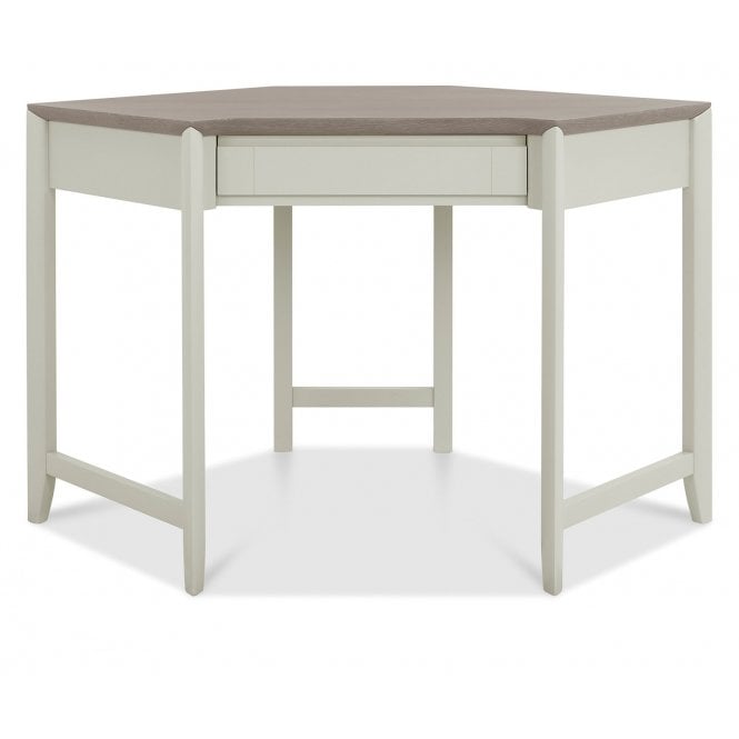 Brogan Washed Oak & Soft Grey Corner Desk