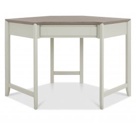 Bentley Designs Bergen Washed Oak & Soft Grey Corner Desk