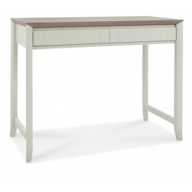 Bentley Bergen Washed Oak & Soft Grey Straight Desk