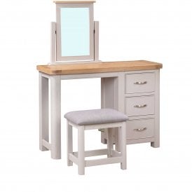 Painted Dressing Table - Oak Top