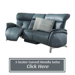 3 seater curved sofa