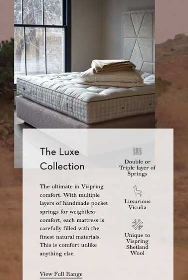 Luxe Mattress Range