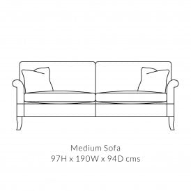 Alex Medium 2.5 Seater Sofa