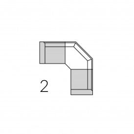 Coco Corner Sofa - Configuration 2