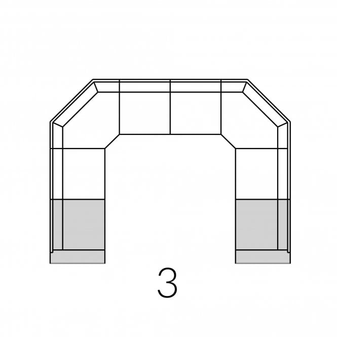 Duresta Coco Corner Sofa - Configuration 3
