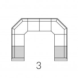 Coco Corner Sofa - Configuration 3