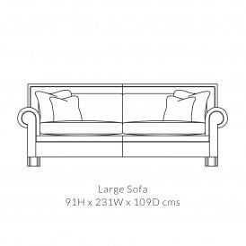 Duresta Coco Leather Large Sofa