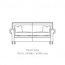 Coco Leather Small 2 Seater Sofa