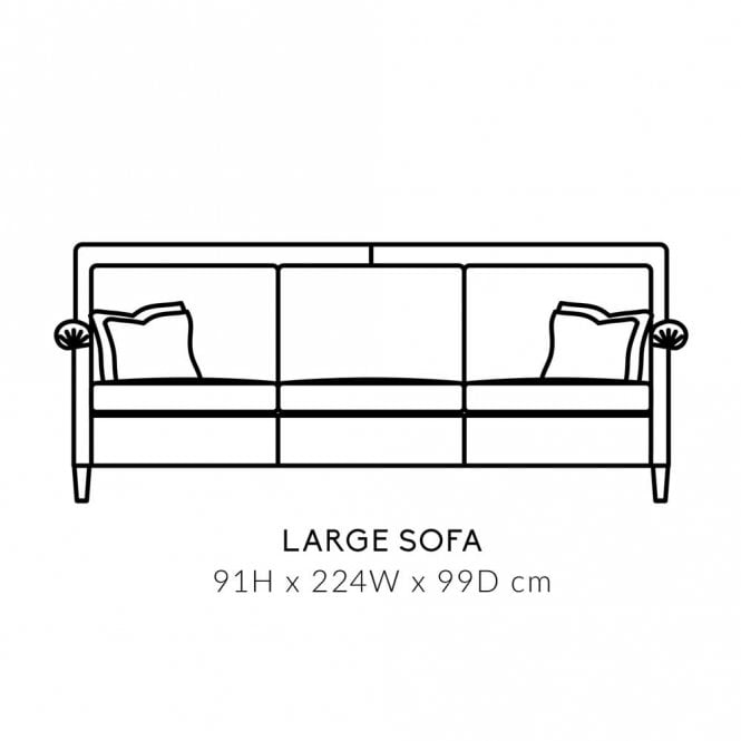 Duresta Gabrielle Large Sofa - Leather