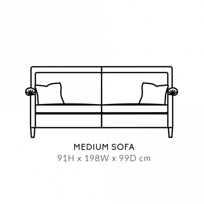 Duresta Gabrielle Medium Sofa - Leather