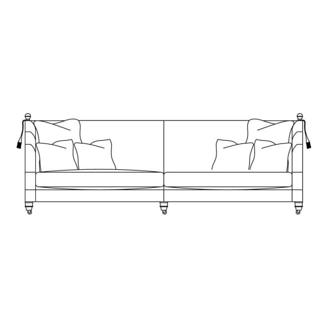 Duresta Hornblower 3 Seater Sofa - in Fabric