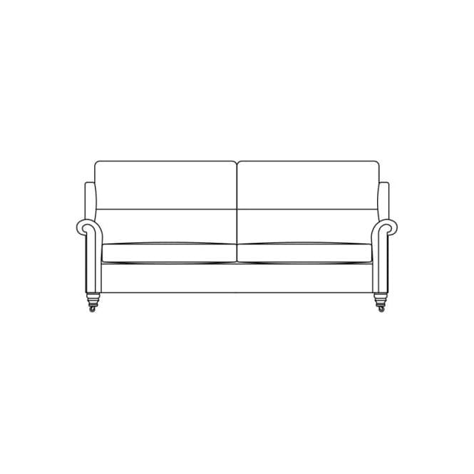 Duresta Southsea Minor Large Sofa - 2 Seat Cushions