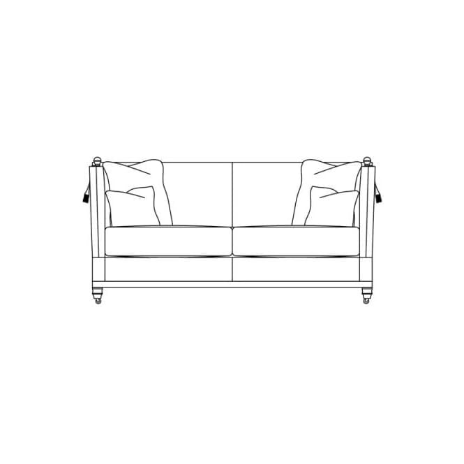 Duresta Trafalgar 2.5 Seater Sofa - Cushion Back in Fabric