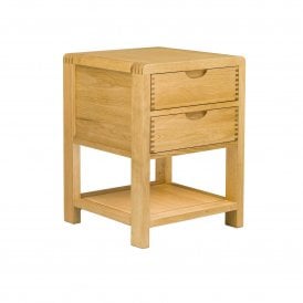 Ercol Bosco 2 Drawer Bedside