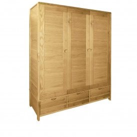 Ercol Bosco Triple Wardrobe