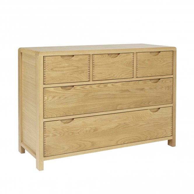 Ercol Bosco 5 Drawer Wide Chest
