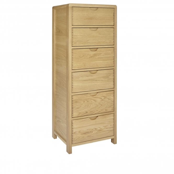 Ercol Bosco 6 Drawer Tall Chest