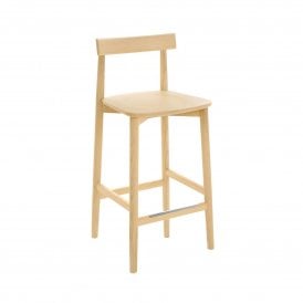 Lara Stool - Counter Stool With Back 65cm
