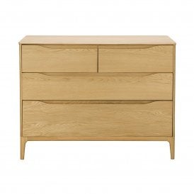 Ercol Rimini 4 Drawer Low Chest