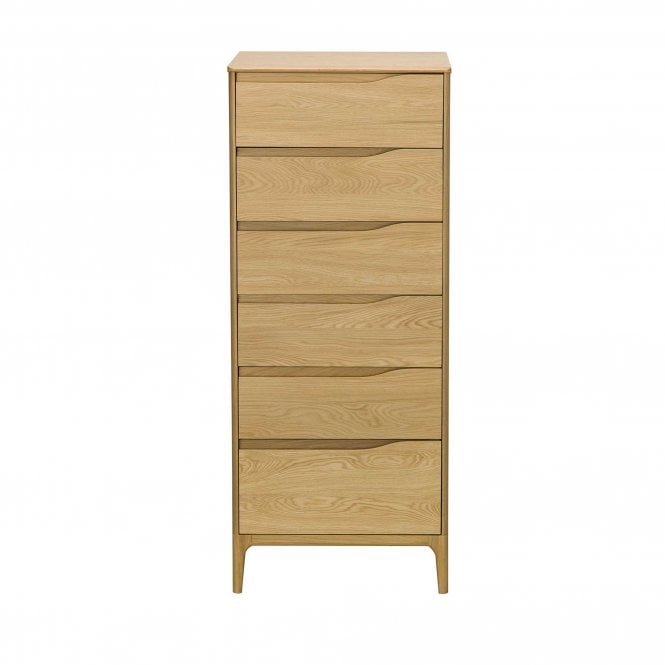 Ercol Rimini 6 Drawer Tall Chest