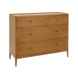 Ercol Salina 4 Drawer Tall Wide Chest