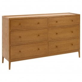 Ercol Salina 6 Drawer Wide Bedroom Chest