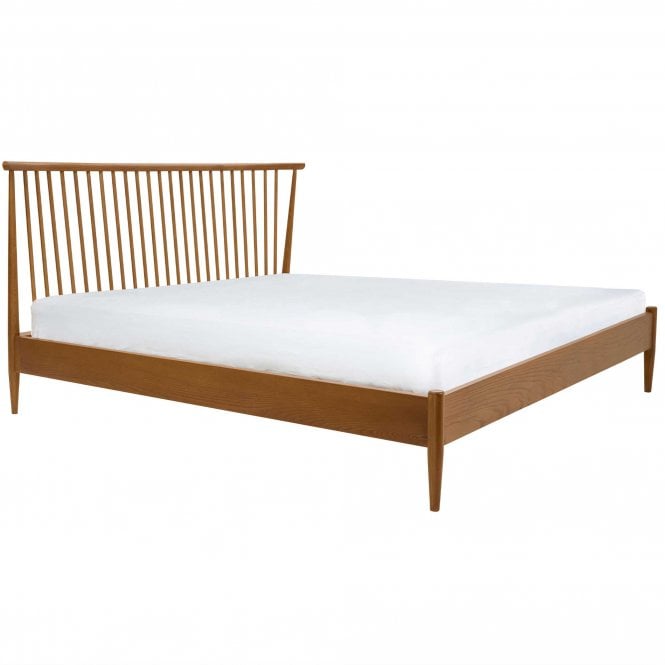 Ercol Salina Superking Size Bed - Spindle Headboard